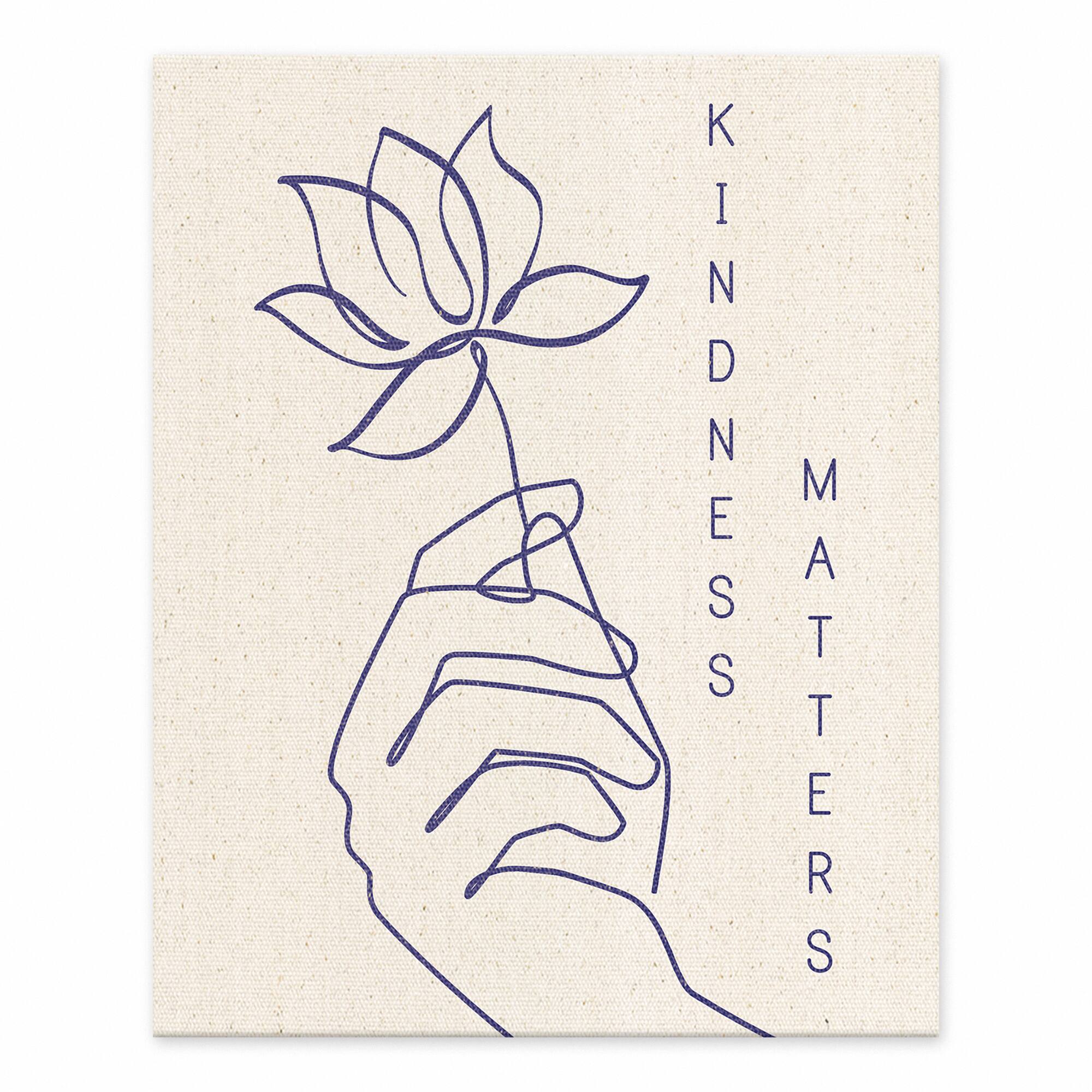 Kindness Matters Tabletop Canvas Art